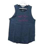 Wholesale - Medium Navy Embroidery Tank- Off the Market C/P 72, UPC: 885114882816